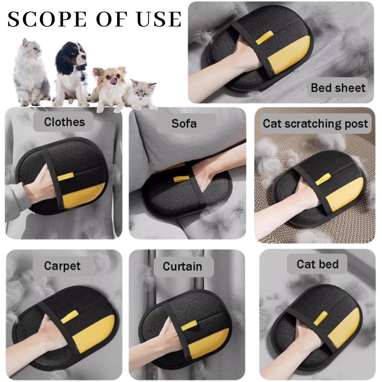 Tobypaws™ Electrostatic Pet Hair Remover