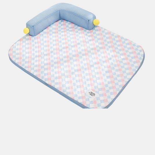 Tobypaws™ Soft Cooling Pet Bed with Pillow